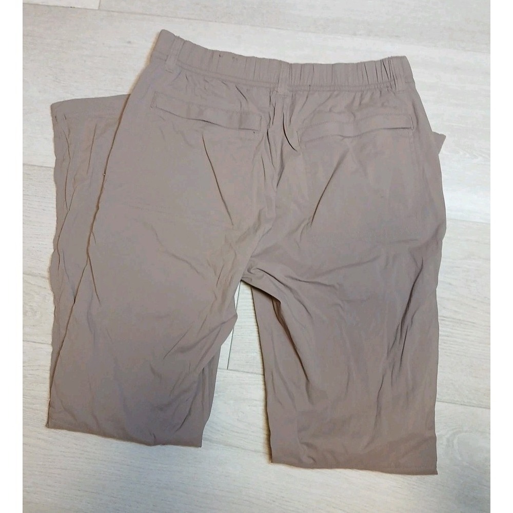 REI CO-OP Beige Brown Nylon Stretch Hike Travel Packable Chino Pants Size 2 - Picture 12 of 12